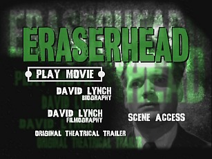 UK Eraserhead DVD menu